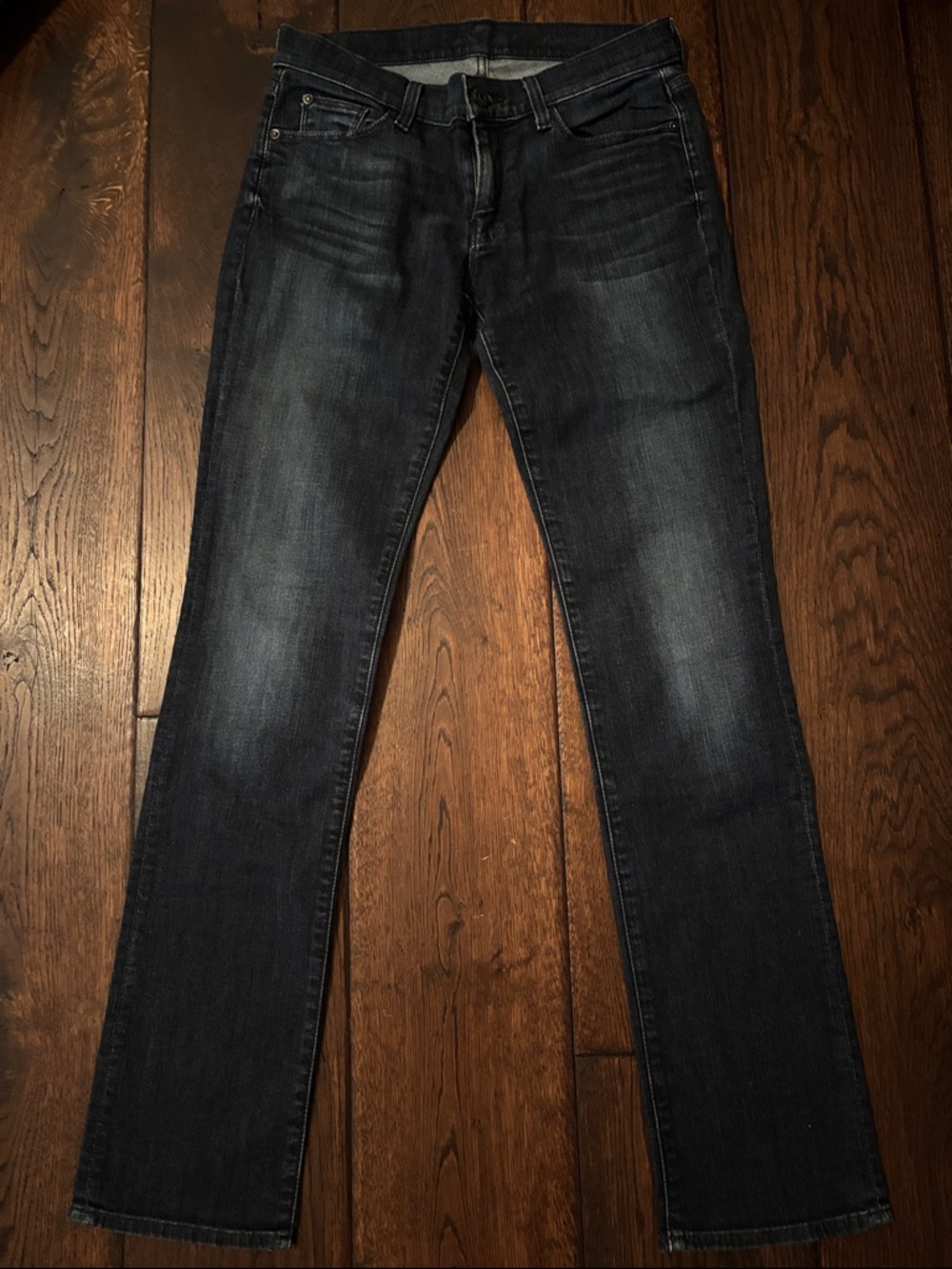 7 For All Mankind Dark Indigo Denim Jeans